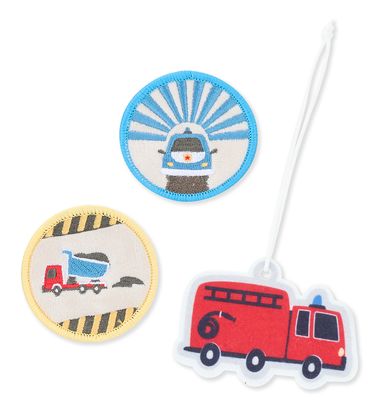Kapten & Son 3er Patches Set Kids Backpack Car