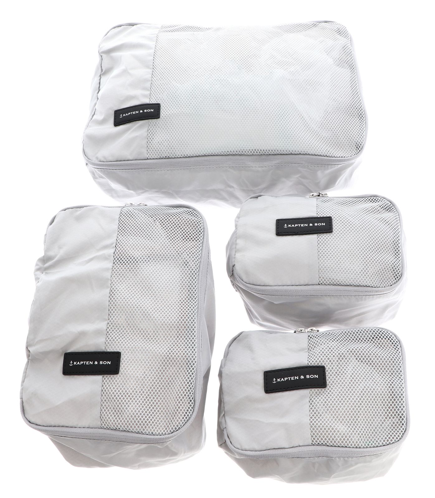 Kapten & Son Packing Cubes Set L All Black Kapten & Son Packing Cubes Set L All Black