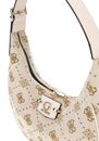 GUESS Neda Hobo Shoulder Bag Cream White Logo GUESS Neda Hobo Shoulder Bag Cream White Logo