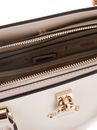 GUESS Queensland Luxury Satchel Cream White / Taupe GUESS Queensland Luxury Satchel Cream White / Taupe