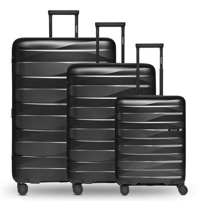 Bergpfeil Travel Trolley Set 3-teilig Black Night Metallic