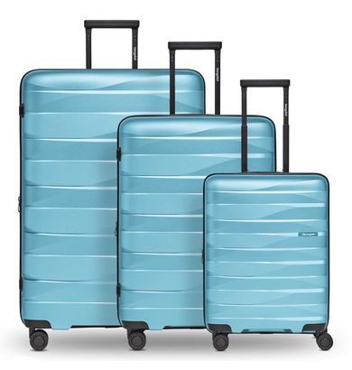 Bergpfeil Travel Trolley Set 3-teilig Glacier Blue Metallic