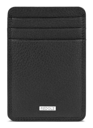 REDOLZ Leather Essentials Money Clip Black