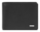 REDOLZ Leather Essentials Wallet Side Flap 8CC M Black