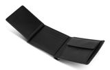 REDOLZ Leather Essentials Wallet Side Flap 8CC M Black