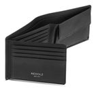 REDOLZ Leather Essentials Wallet Side Flap 8CC M Black
