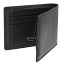 REDOLZ Leather Essentials Wallet Side Flap 8CC M Black