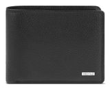 REDOLZ Leather Essentials 4 + 4 CC Coin Wallet M Black REDOLZ Leather Essentials 4 + 4 CC Coin Wallet M Black