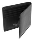 REDOLZ Leather Essentials 4 + 4 CC Coin Wallet M Black REDOLZ Leather Essentials 4 + 4 CC Coin Wallet M Black