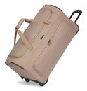 REDOLZ Duffle Essentials Wheeled Duffle L Beige REDOLZ Duffle Essentials Wheeled Duffle L Beige