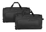 REDOLZ Duffle Essentials Wheeled Duffle Set L + L Black REDOLZ Duffle Essentials Wheeled Duffle Set L + L Black