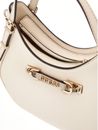 GUESS Lefia Small Satchel Bag Cream White