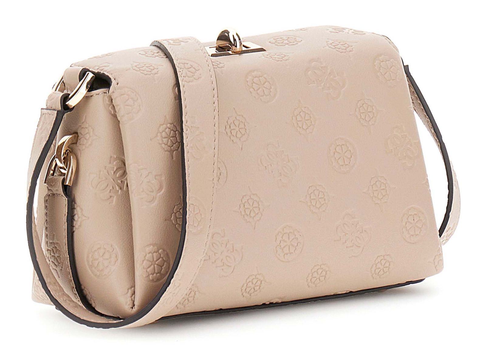 GUESS Phoebe Mini Crossbody Bag Simply Taupe Logo GUESS Phoebe Mini Crossbody Bag Simply Taupe Logo