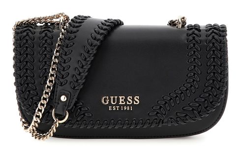 GUESS Tatum Convertible Xbody Flap Bag Black