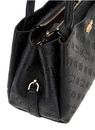 GUESS Phoebe Girlfriend Satchel Bag Black Logo GUESS Phoebe Girlfriend Satchel Bag Black Logo