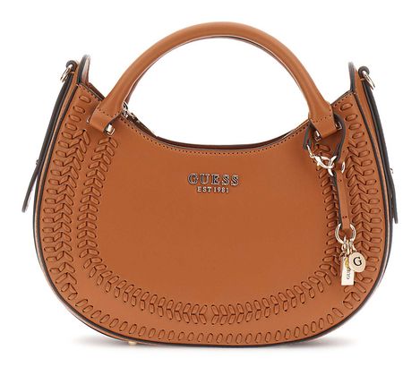 GUESS Tatum Satchel Bag Caramel