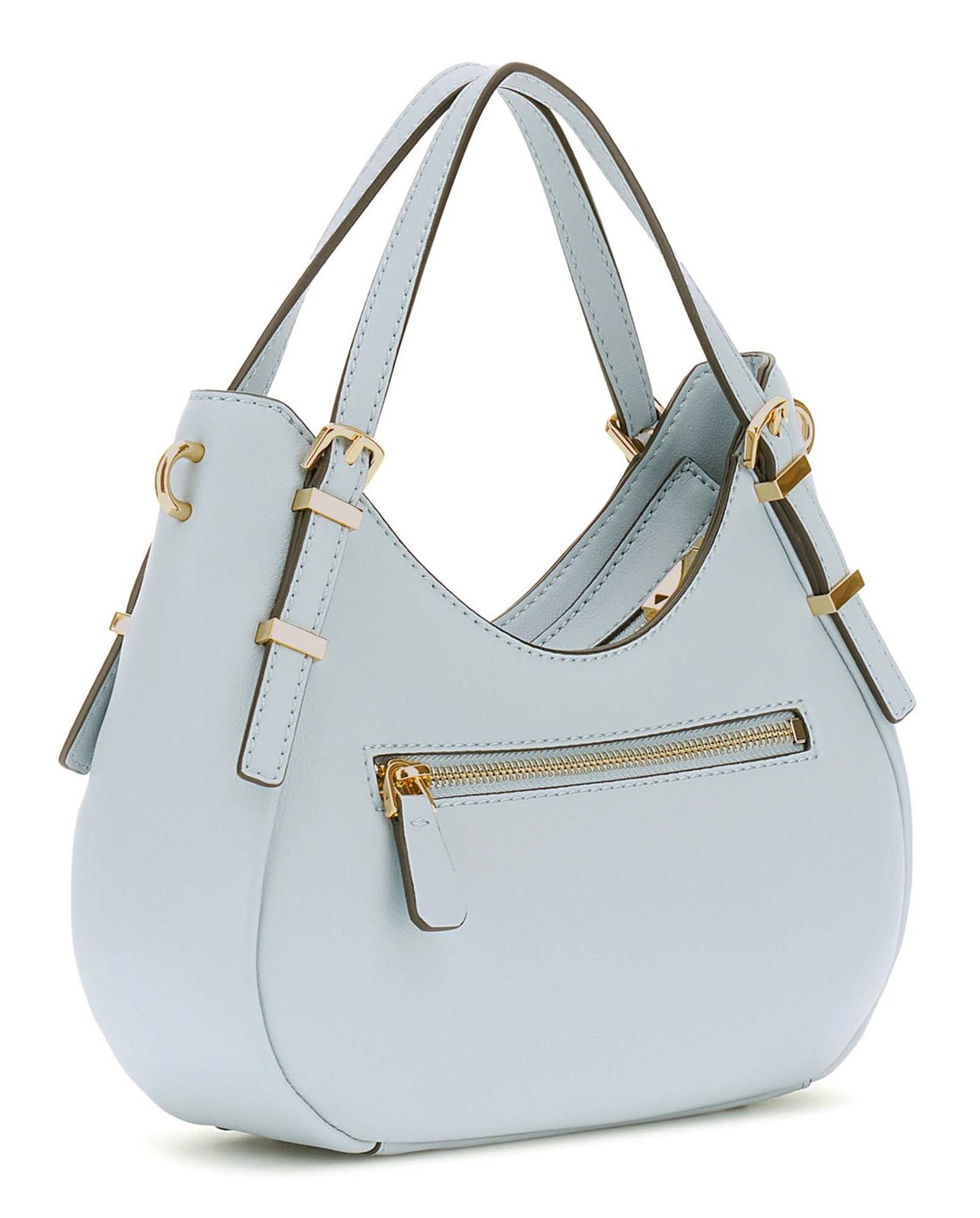GUESS Lefia Small Satchel Bag Misty Blue GUESS Lefia Small Satchel Bag Misty Blue