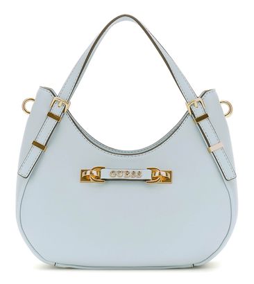 GUESS Lefia Small Satchel Bag Misty Blue