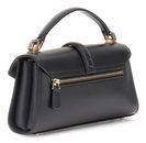 GUESS Queensland Top Handle Flap Bag Black GUESS Queensland Top Handle Flap Bag Black