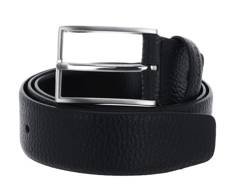 strellson Leather Belt 3,5 W85 Black - kürzbar