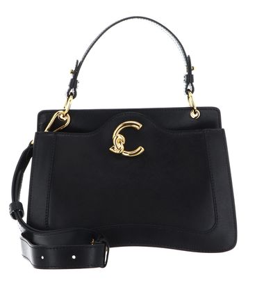 COCCINELLE C-Me Calf Smooth Handbag Grained Leather Noir