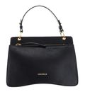 COCCINELLE C-Me Calf Smooth Handbag Grained Leather Noir