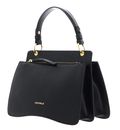 COCCINELLE C-Me Calf Smooth Handbag Grained Leather Noir