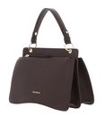 COCCINELLE C-Me Grained Leather Handbag Brunette