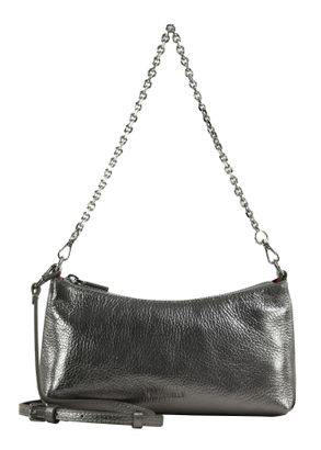 COCCINELLE Aura Mini Bag Grained Leather Steel