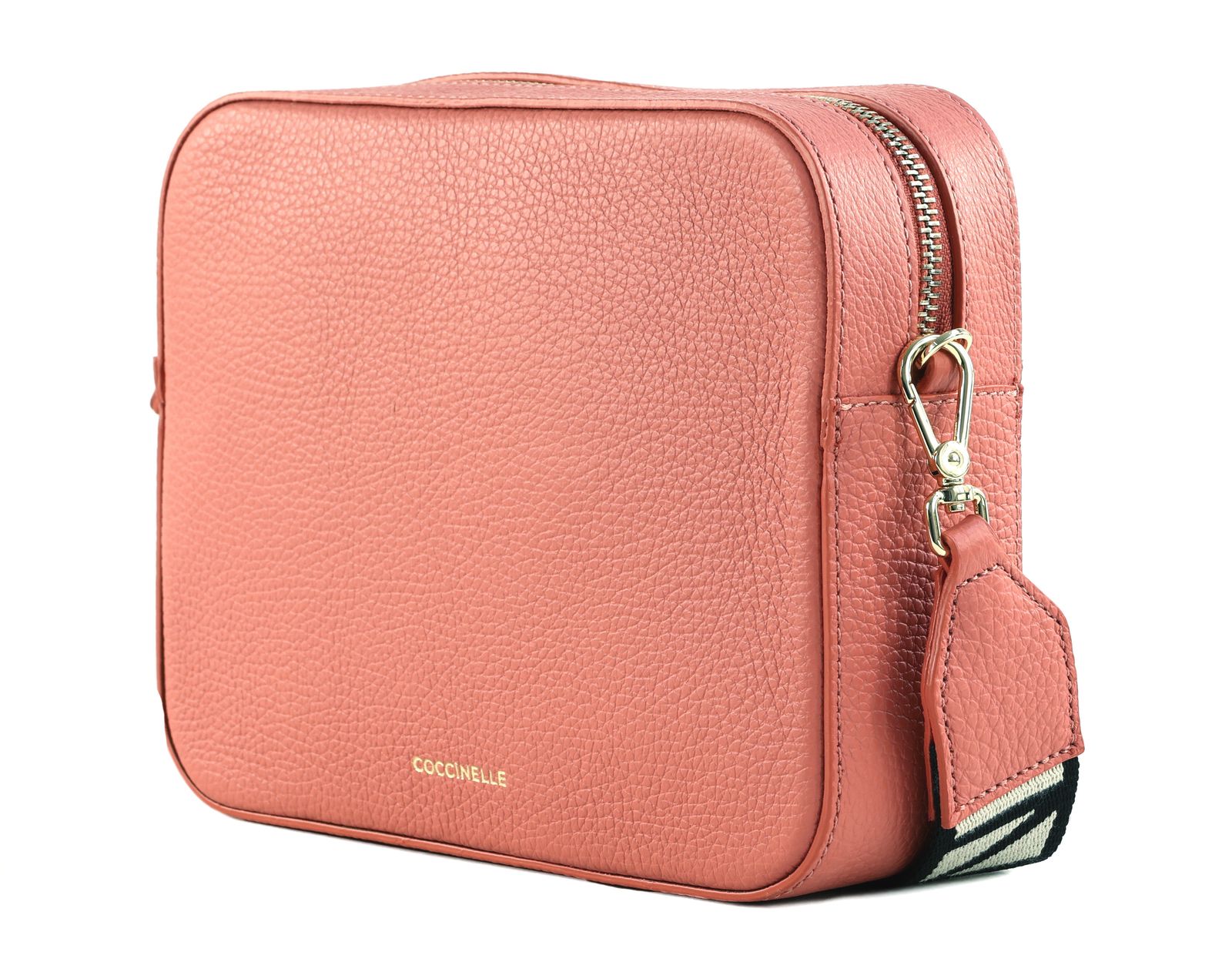 COCCINELLE Tebe Crossover Bag M Pink Clay COCCINELLE Tebe Crossover Bag M Pink Clay