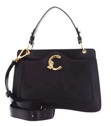 COCCINELLE C-Me Calf Smooth Handbag Grained Leather Prune