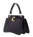 COCCINELLE C-Me Calf Smooth Handbag Grained Leather Prune COCCINELLE C-Me Calf Smooth Handbag Grained Leather Prune
