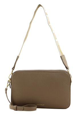 COCCINELLE Tebe Mini Bag Grained Leather Warm Taupe