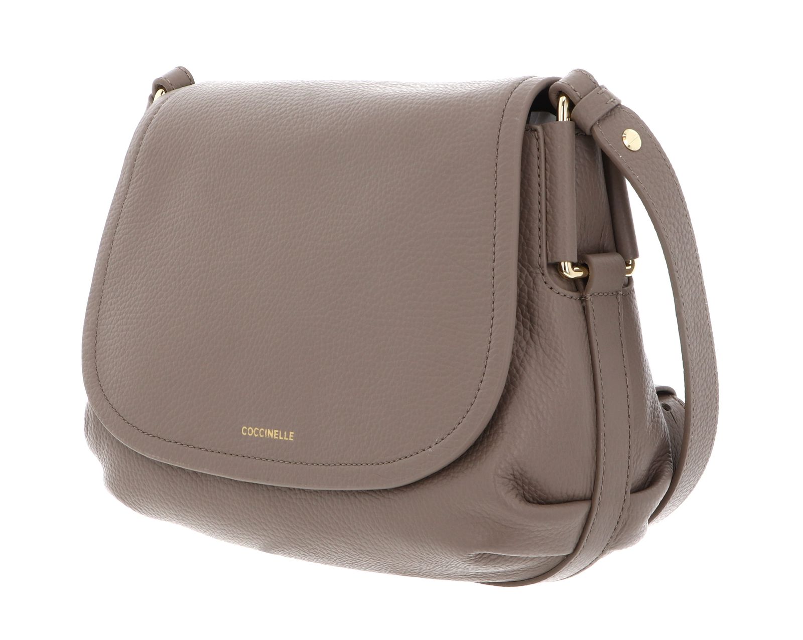COCCINELLE Rebekka Handbag Grained Leather Warm Taupe COCCINELLE Rebekka Handbag Grained Leather Warm Taupe