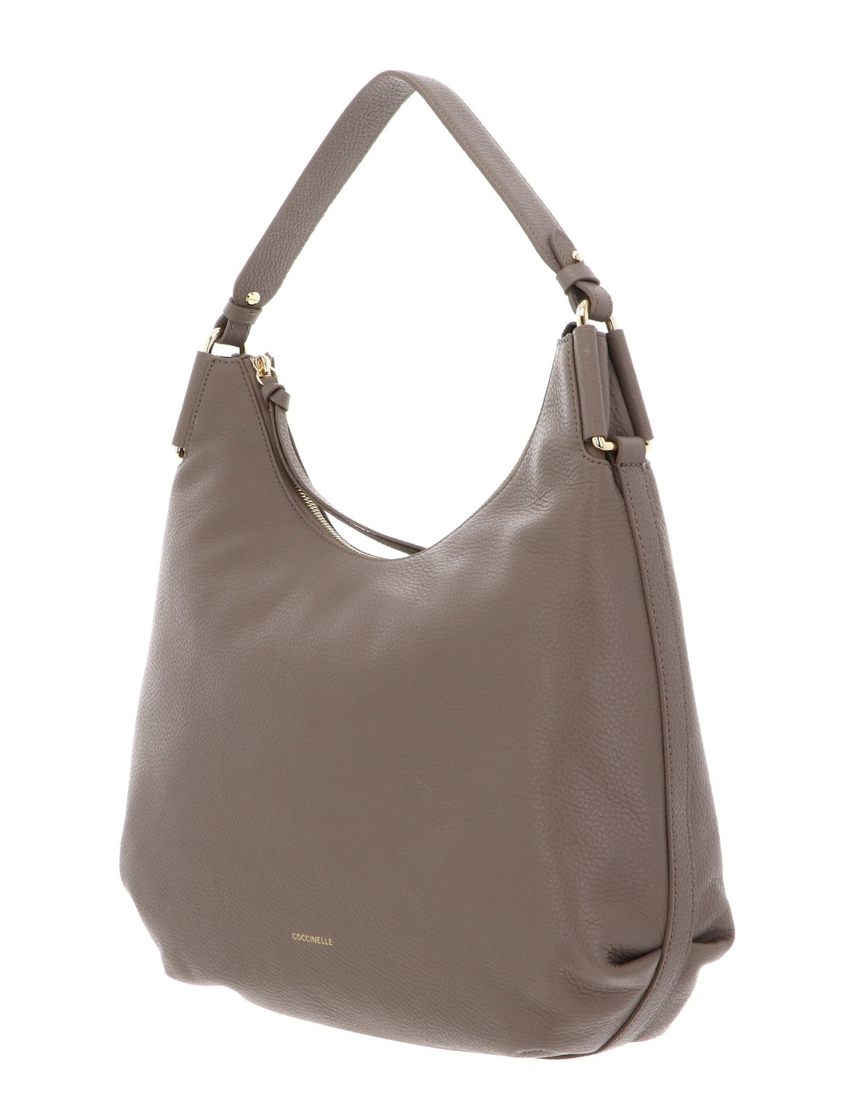COCCINELLE Rebekka Handbag Grained Leather Warm Taupe COCCINELLE Rebekka Handbag Grained Leather Warm Taupe