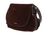 COCCINELLE Rebekka Suede Handbag Grained Leather Brunette / Brunet COCCINELLE Rebekka Suede Handbag Grained Leather Brunette / Brunet