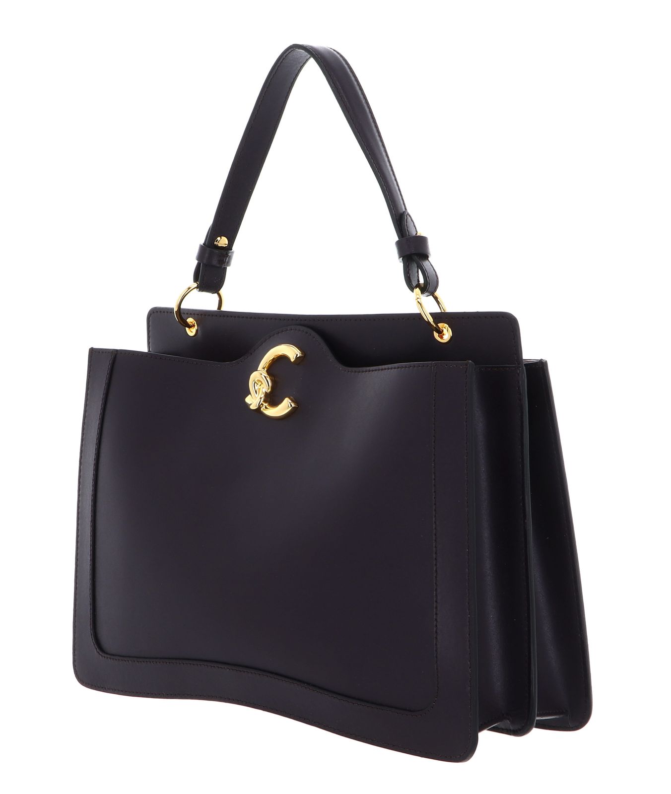 COCCINELLE C-Me Calf Handbag Prune COCCINELLE C-Me Calf Handbag Prune