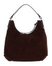 COCCINELLE Suede Leather Handbag Brunette / Brunet