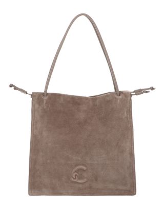 COCCINELLE Dulse Suede Shoulderbag Warm Taupe