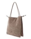 COCCINELLE Dulse Suede Shoulderbag Warm Taupe