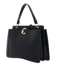 COCCINELLE C-Me Calf Handbag Noir COCCINELLE C-Me Calf Handbag Noir