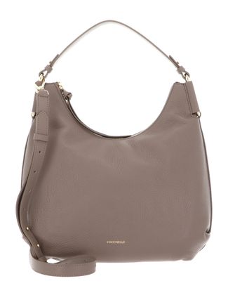 COCCINELLE Rebekka Handbag Grained Leather Warm Taupe