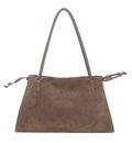 COCCINELLE Dulse Suede Shoulderbag Warm Taupe