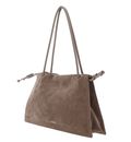 COCCINELLE Dulse Suede Shoulderbag Warm Taupe