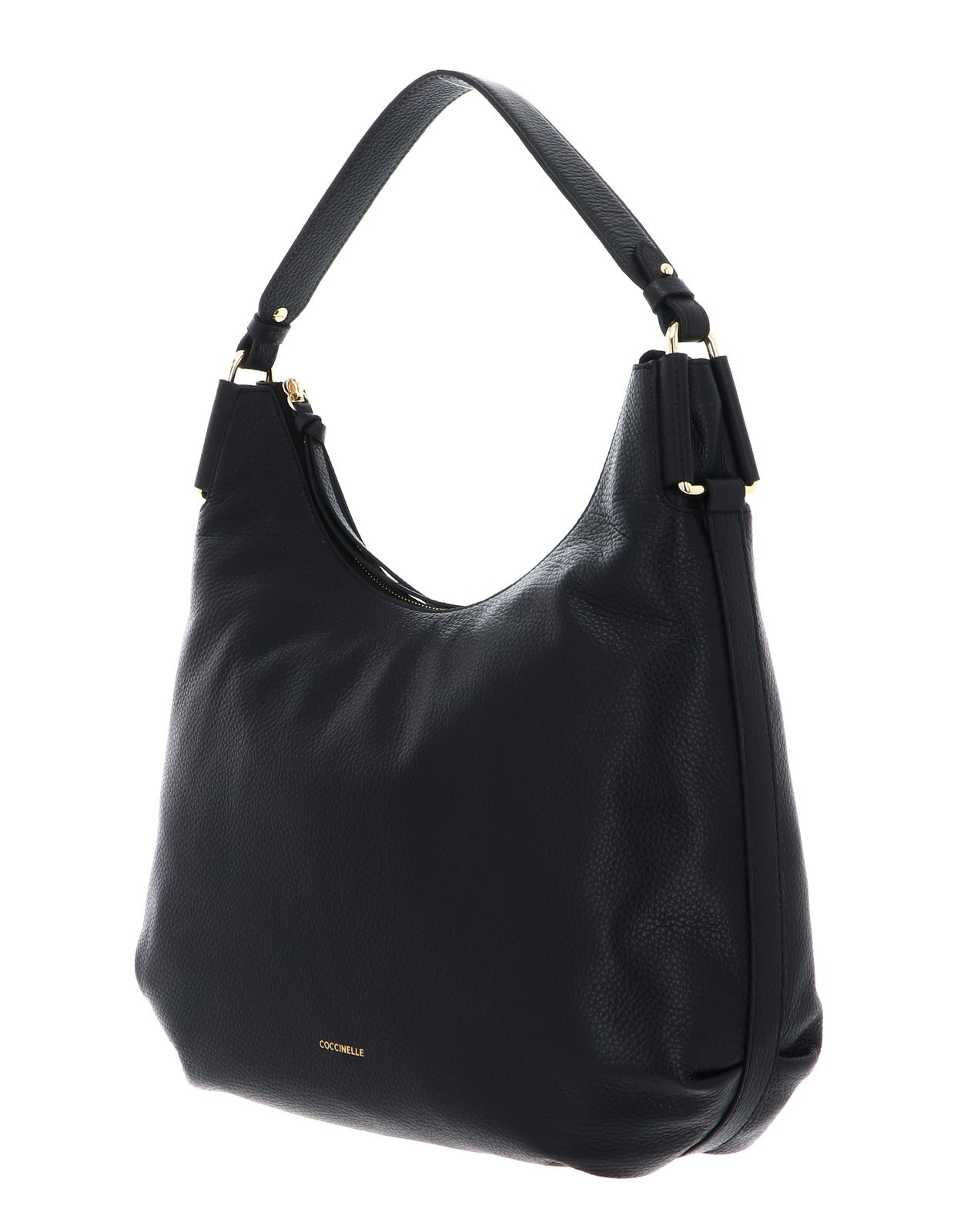 COCCINELLE Rebekka Handbag Grained Leather Noir COCCINELLE Rebekka Handbag Grained Leather Noir