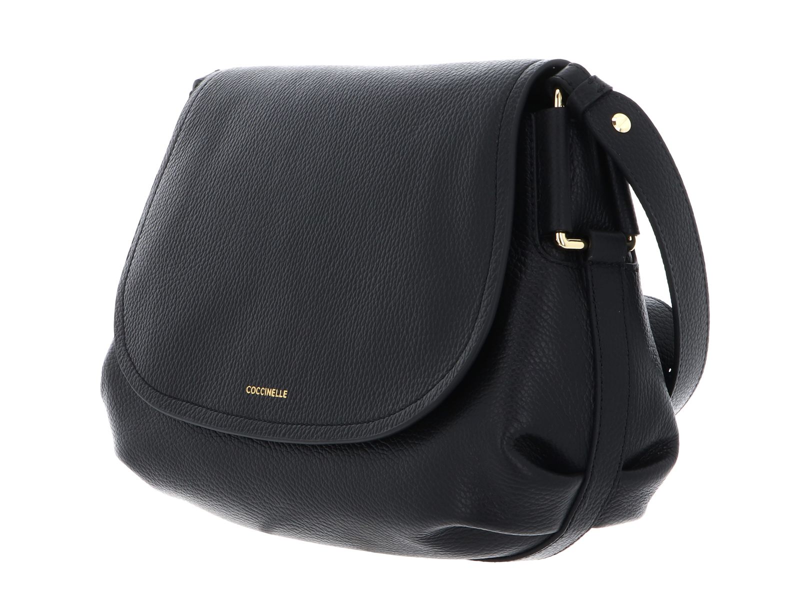 COCCINELLE Rebekka Handbag Grained Leather Noir COCCINELLE Rebekka Handbag Grained Leather Noir