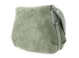 COCCINELLE Rebekka Suede Handbag Grained Leather Greenery / Greene