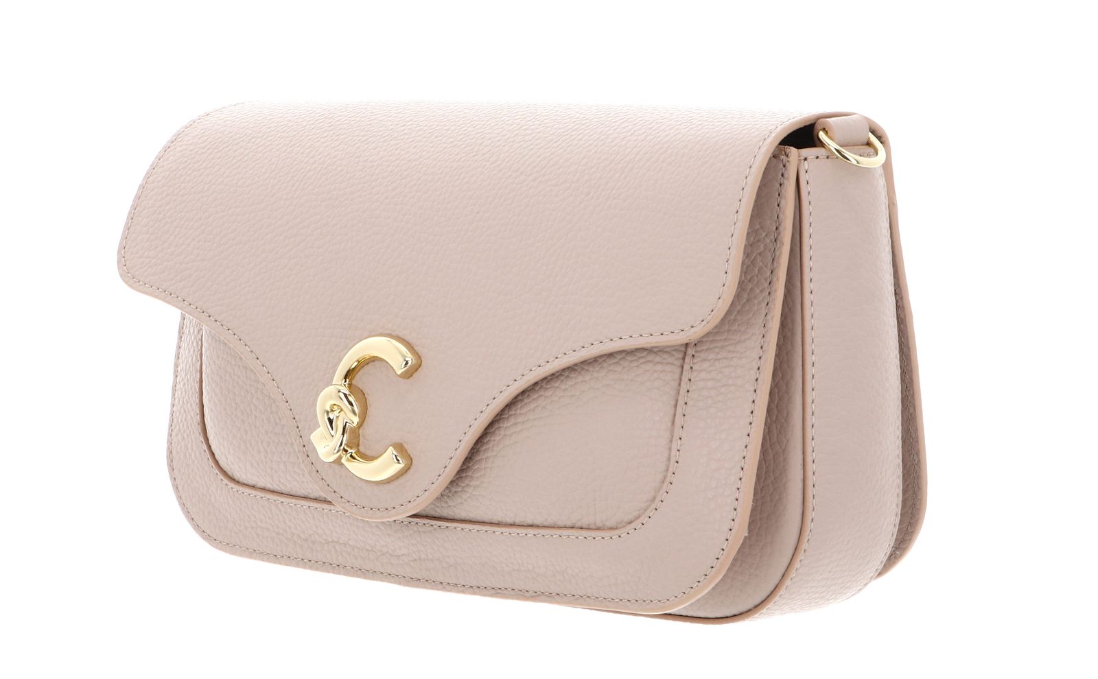 COCCINELLE C-Me Handbag Grainy Leather Rosette COCCINELLE C-Me Handbag Grainy Leather Rosette