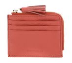 COCCINELLE Tassel Credit Card Holder Pink Clay COCCINELLE Tassel Credit Card Holder Pink Clay