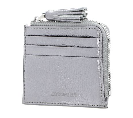COCCINELLE Tassel Credit Card Holder Steel